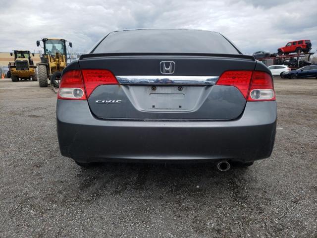 2HGFA16679H034620 - 2009 HONDA CIVIC LX-S رمادي صورة 6