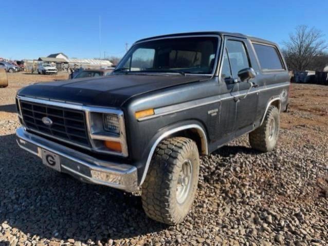 1FMEU15F1CLA33567 - 1982 FORD BRONCO U100 BLACK photo 2