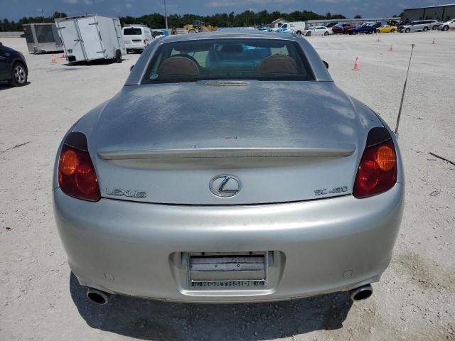 JTHFN48Y620033762 - 2002 LEXUS SC 430 SILVER photo 6