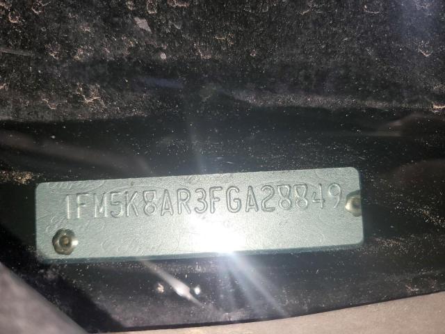 1FM5K8AR3FGA28849 - 2015 FORD EXPLORER POLICE INTERCEPTOR أسود صورة 14