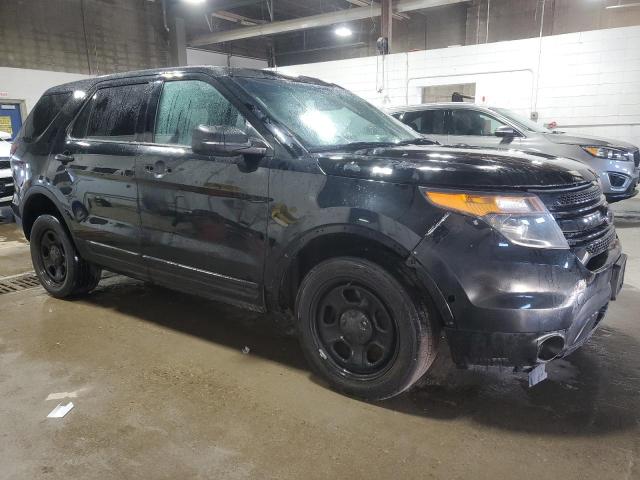 1FM5K8AR3FGA28849 - 2015 FORD EXPLORER POLICE INTERCEPTOR أسود صورة 4