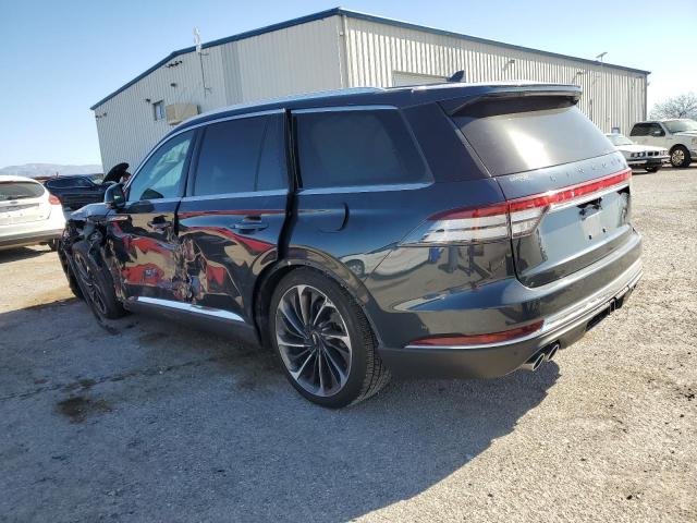 5LM5J7XC7MGL03813 - 2021 LINCOLN AVIATOR RESERVE Көк фото 2
