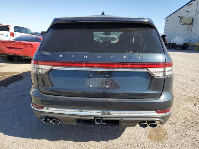 5LM5J7XC7MGL03813 - 2021 LINCOLN AVIATOR RESERVE Көк фото 6