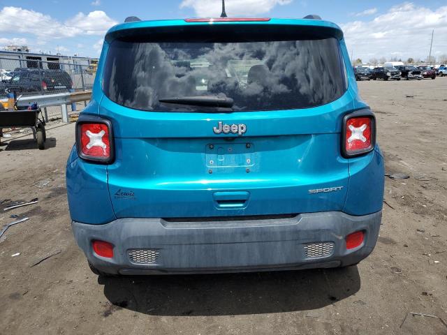 ZACNJAAB1LPL68708 - 2020 JEEP RENEGADE SPORT BLUE photo 6