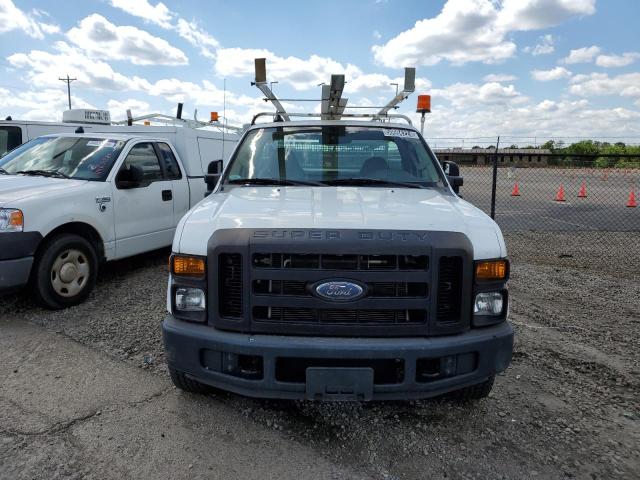 1FDWF30598EC94434 - 2008 FORD F350 SRW SUPER DUTY WHITE photo 5