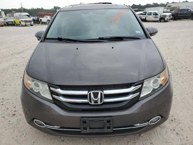 5FNRL5H94EB052478 - 2014 HONDA ODYSSEY TOURING GRAY photo 5