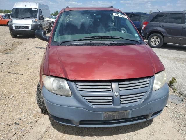 1D4GP45R56B577440 - 2006 DODGE CARAVAN SXT RED photo 5