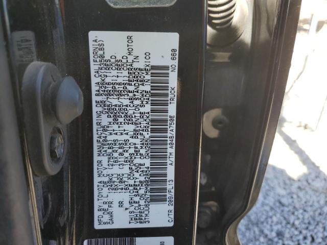 3TMJU62N75M002854 - 2005 TOYOTA TACOMA DOUBLE CAB PRERUNNER BLACK photo 12