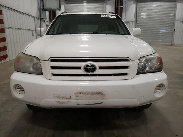 JTEEP21A360157966 - 2006 TOYOTA HIGHLANDER LIMITED WHITE photo 5