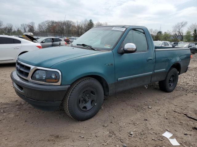 2FTZF1722WCA78607 - 1998 FORD F150 GREEN photo 1