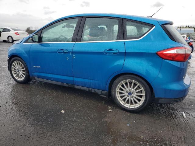 1FADP5BUXEL514914 - 2014 FORD C-MAX SEL BLUE photo 2