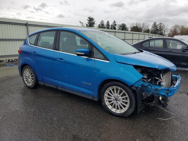 1FADP5BUXEL514914 - 2014 FORD C-MAX SEL BLUE photo 4