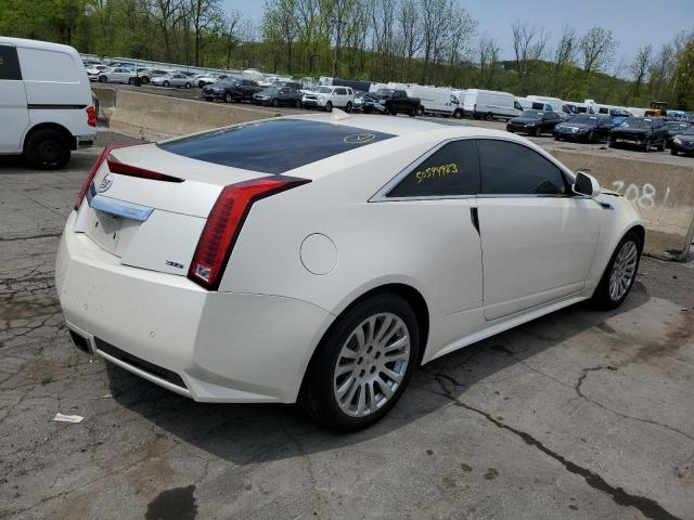 1G6DS1ED1B0164053 - 2011 CADILLAC CTS PREMIUM COLLECTION WHITE photo 3