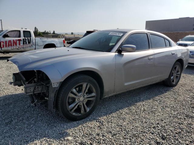 2C3CDXJG4EH275576 - 2014 DODGE CHARGER SXT SILVER photo 1