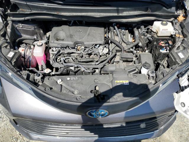 5TDYRKEC1RS190859 - 2024 TOYOTA SIENNA XLE 灰色 照片 12