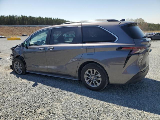 5TDYRKEC1RS190859 - 2024 TOYOTA SIENNA XLE 灰色 照片 2