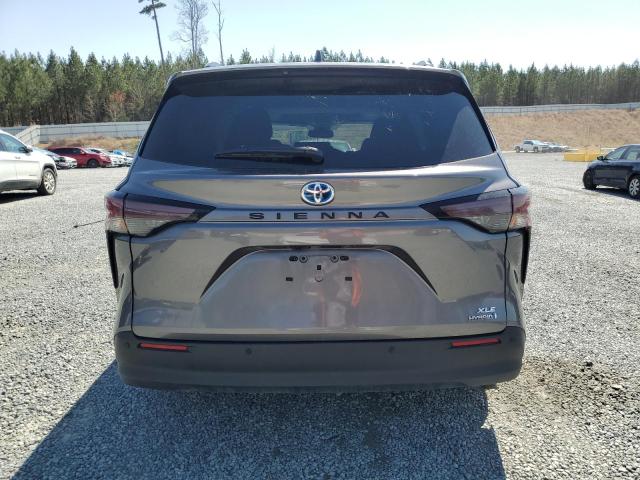 5TDYRKEC1RS190859 - 2024 TOYOTA SIENNA XLE 灰色 照片 6