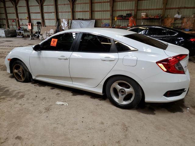 2HGFC2E50KH012568 - 2019 HONDA CIVIC LX WHITE photo 2