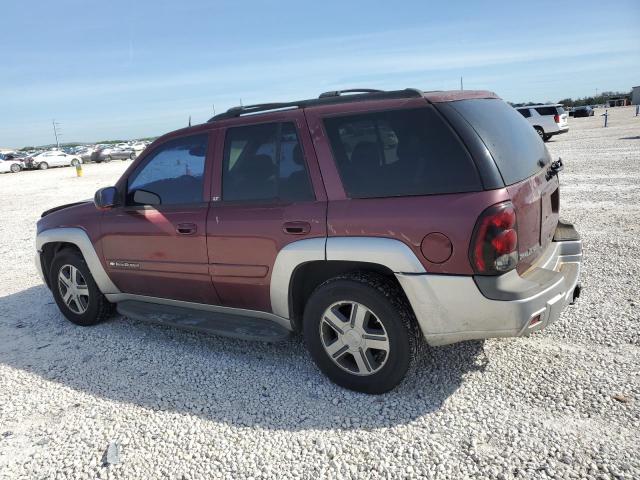 1GNDT13S242299794 - 2004 CHEVROLET TRAILBLAZE LS MAROON photo 2