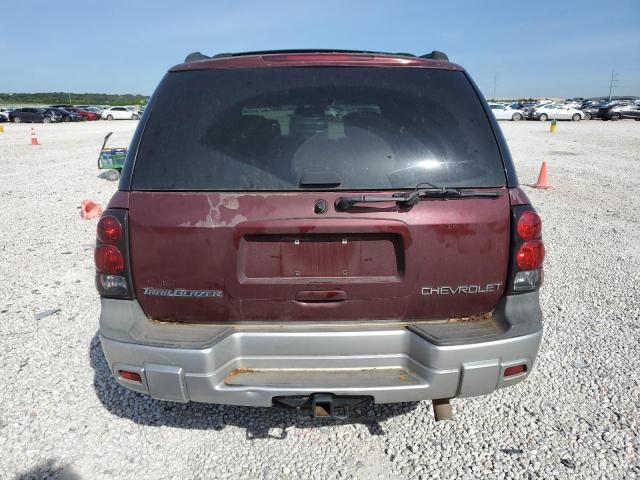 1GNDT13S242299794 - 2004 CHEVROLET TRAILBLAZE LS MAROON photo 6