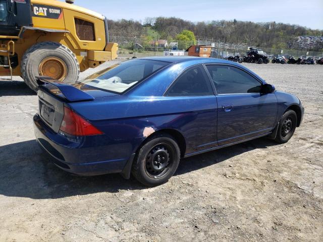 1HGEM22972L077842 - 2002 HONDA CIVIC EX BLUE photo 3