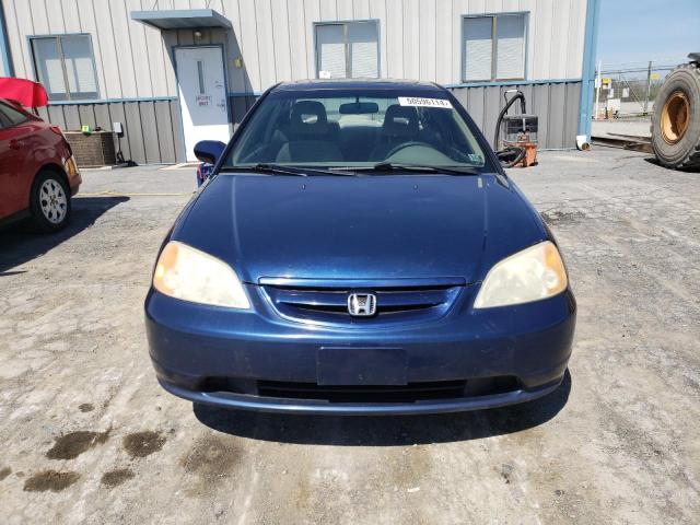 1HGEM22972L077842 - 2002 HONDA CIVIC EX BLUE photo 5