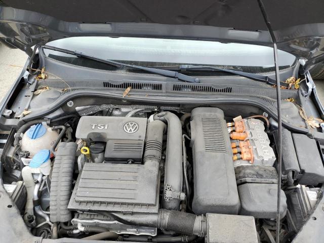 3VW637AJ4EM312700 - 2014 VOLKSWAGEN JETTA HYBRID GRAY photo 11