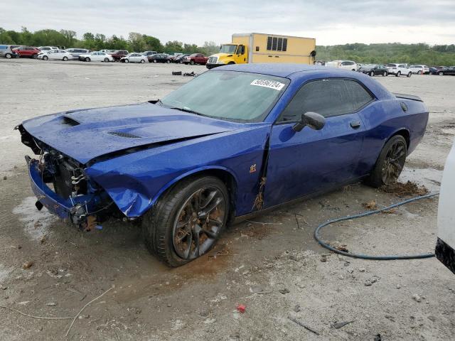 2C3CDZFJ2MH520650 - 2021 DODGE CHALLENGER R/T SCAT PACK BLUE photo 1