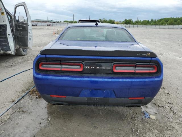 2C3CDZFJ2MH520650 - 2021 DODGE CHALLENGER R/T SCAT PACK BLUE photo 6