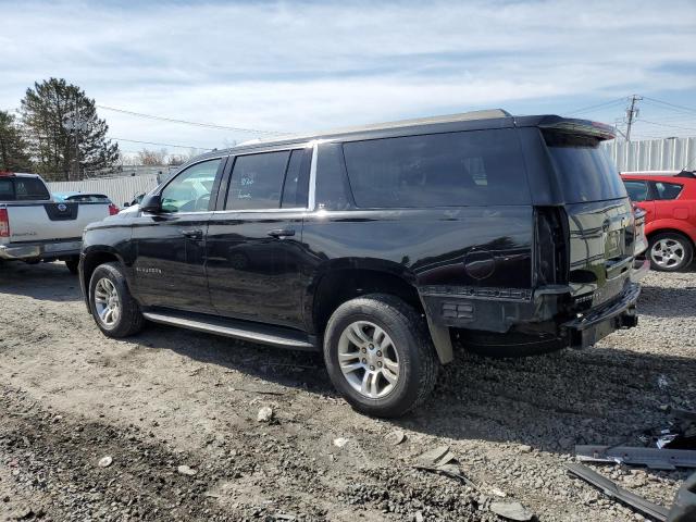 1GNSKHKC9KR346627 - 2019 CHEVROLET SUBURBAN K1500 LT BLACK photo 2