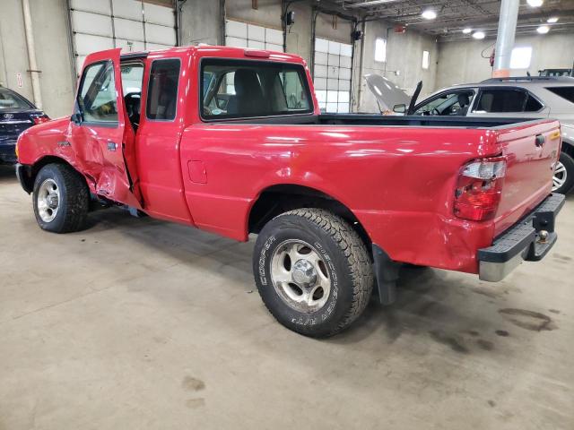 1FTZR15E45PA48610 - 2005 FORD RANGER SUPER CAB RED photo 2