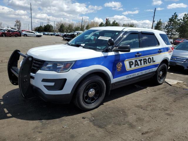 1FM5K8AR5HGD93178 - 2017 FORD EXPLORER POLICE INTERCEPTOR WHITE photo 1