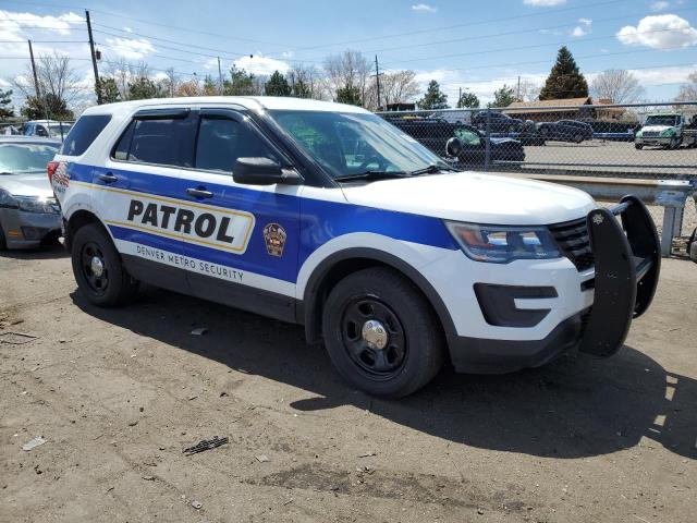 1FM5K8AR5HGD93178 - 2017 FORD EXPLORER POLICE INTERCEPTOR WHITE photo 4