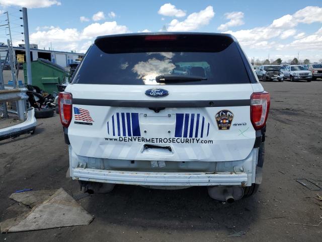 1FM5K8AR5HGD93178 - 2017 FORD EXPLORER POLICE INTERCEPTOR WHITE photo 6