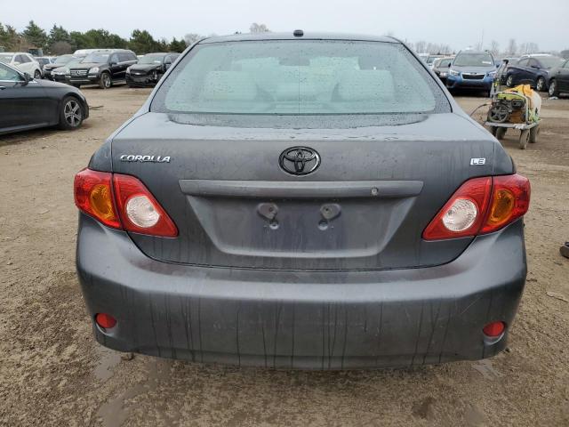 2T1BU4EE9AC291713 - 2010 TOYOTA COROLLA BASE GRAY photo 6