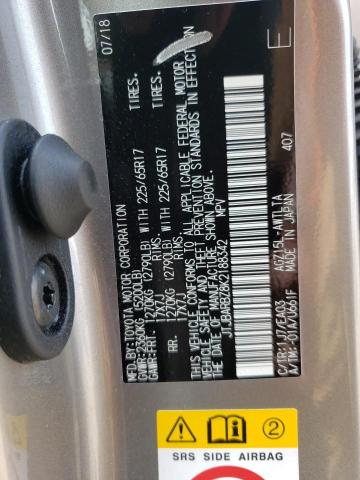 JTJBARBZ8K2188342 - 2019 LEXUS NX 300 BASE ვერცხლისფერი ფოტო 13