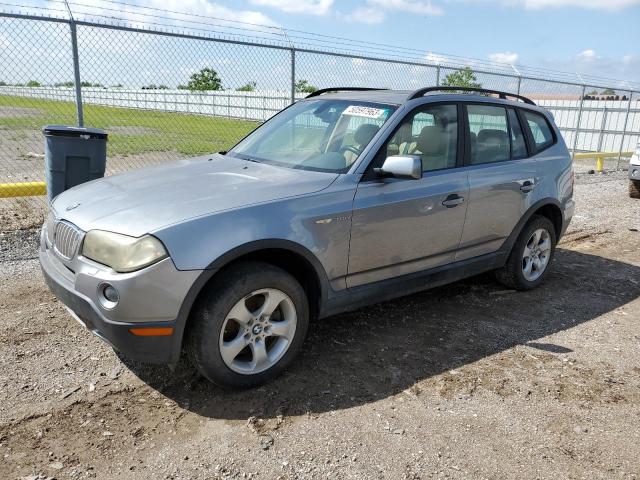 WBXPC934X7WF19854 - 2007 BMW X3 3.0SI GRAY photo 1