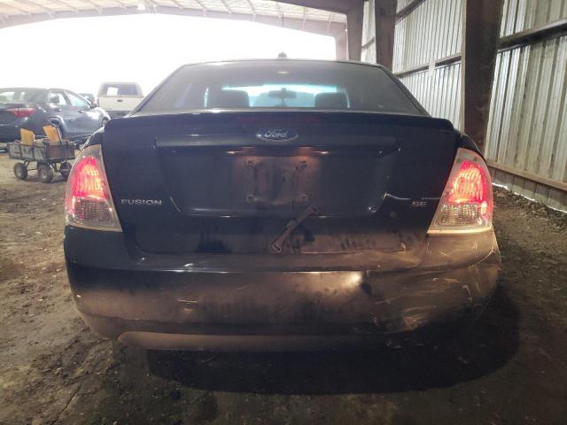 3FAHP07Z98R151570 - 2008 FORD FUSION SE BLACK photo 6