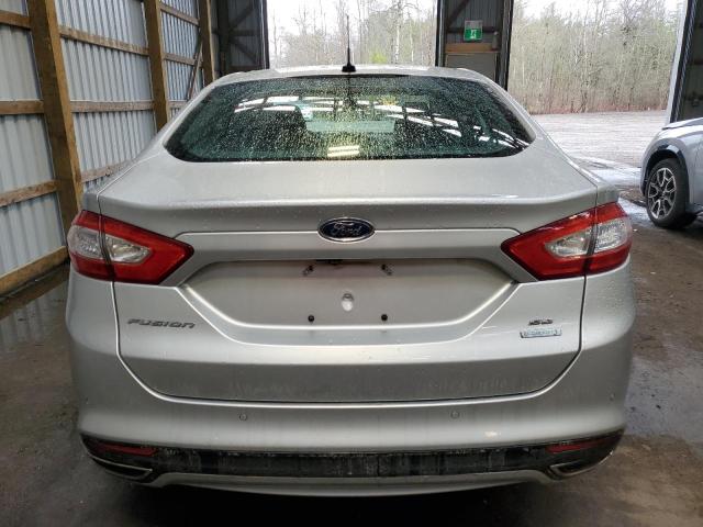 3FA6P0H9XDR333424 - 2013 FORD FUSION SE SILVER photo 6