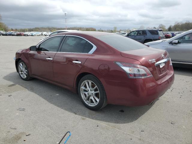 1N4AA5AP8CC836836 - 2012 NISSAN MAXIMA S BURGUNDY photo 2