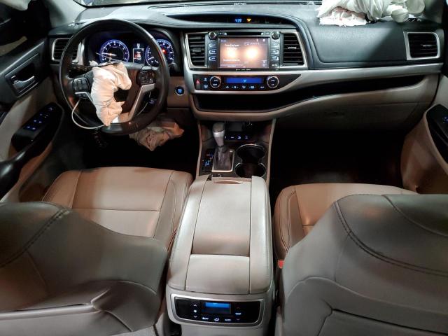 5TDJKRFH5GS344074 - 2016 TOYOTA HIGHLANDER XLE BLUE photo 8