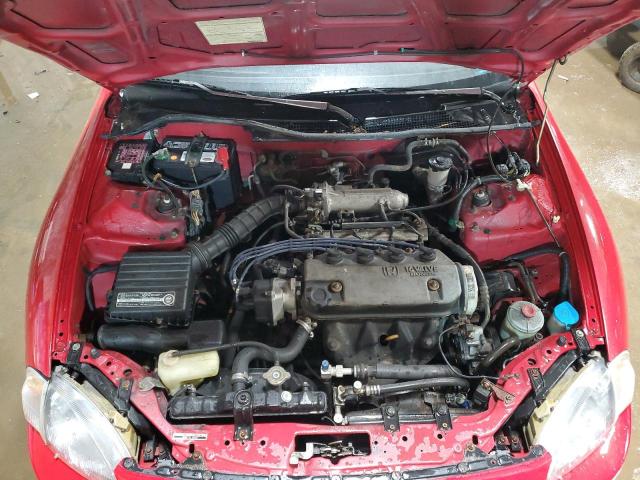 JHMEG1242RS005482 - 1994 HONDA CIVIC DEL SOL S RED photo 11