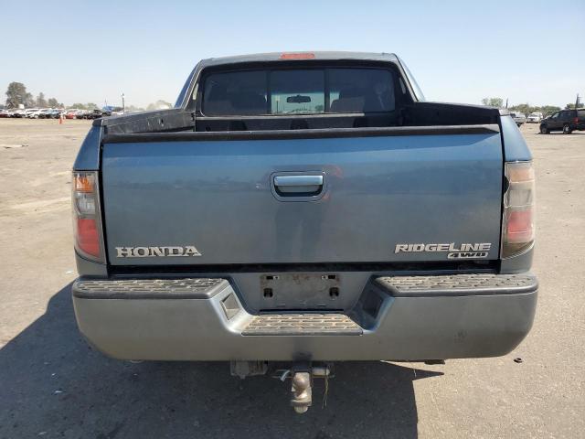 2HJYK16307H538090 - 2007 HONDA RIDGELINE RTX TEAL photo 6