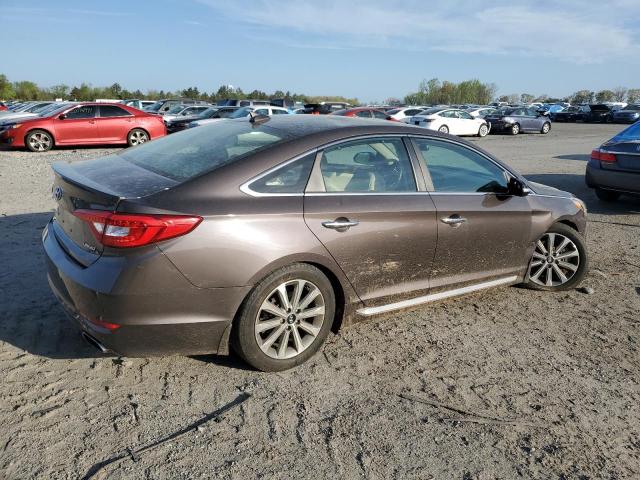 5NPE34AF7HH455885 - 2017 HYUNDAI SONATA SPORT BROWN photo 3