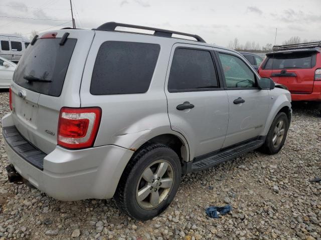 1FMCU93158KE00769 - 2008 FORD ESCAPE XLT SILVER photo 3