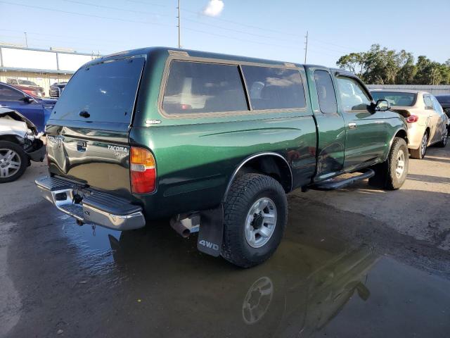 5TEWN72N6YZ715261 - 2000 TOYOTA TACOMA XTRACAB GREEN photo 3