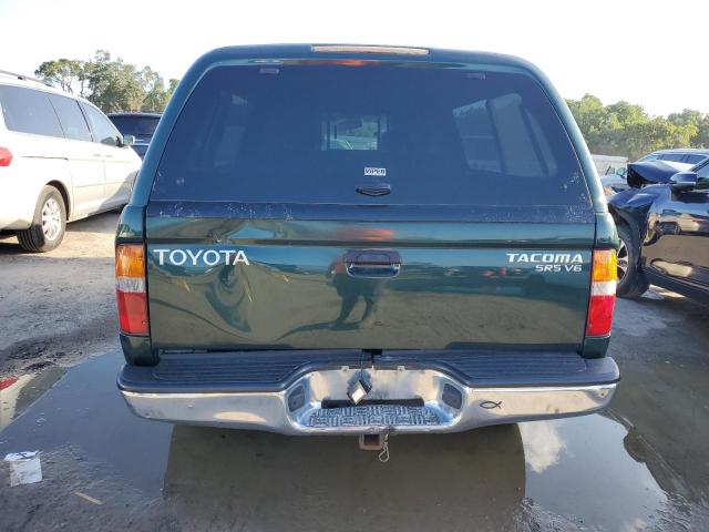 5TEWN72N6YZ715261 - 2000 TOYOTA TACOMA XTRACAB GREEN photo 6