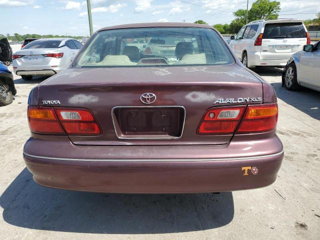 4T1BF18B2WU252087 - 1998 TOYOTA AVALON XL MAROON photo 6