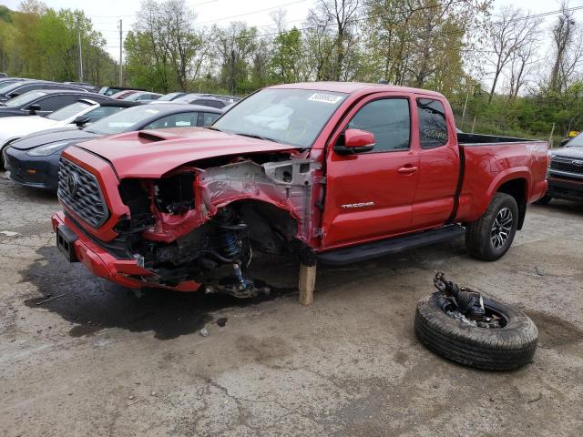 3TYSZ5AN9NT092322 - 2022 TOYOTA TACOMA ACCESS CAB RED photo 1