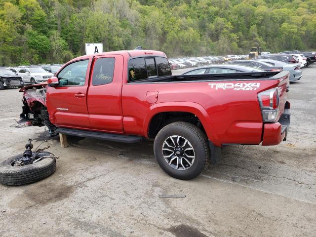 3TYSZ5AN9NT092322 - 2022 TOYOTA TACOMA ACCESS CAB RED photo 2